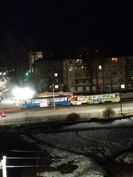 В Ярославле два трамвая не поделили путь Новости Ярославля 