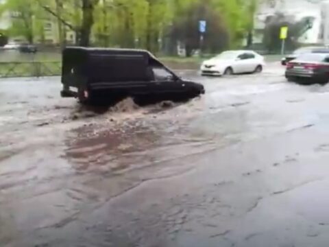 Ярославль залило водой после грозы Новости Ярославля 
